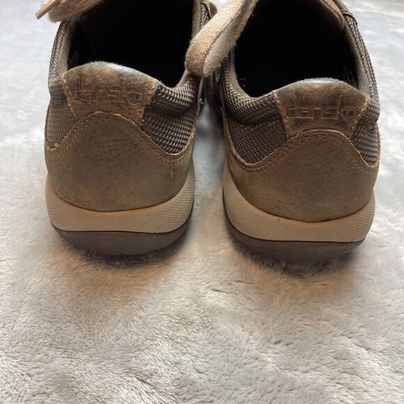 Dansko Chantal Oxford Sneakers Womens 38/US 7.5-8 Brown Suede Lace Up Comfort - Picture 4 of 9